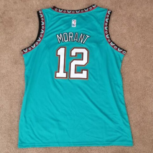 Shirts & Tops Memphis 12 Ja Morant Stitched Jersey Green Color Kids
